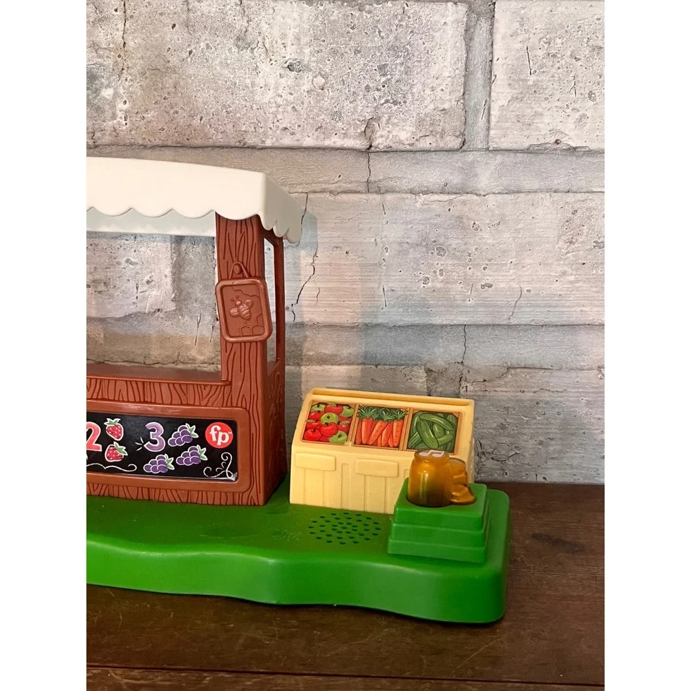 Set of Two Fisher-Price Little‎ People Farmers Market Playsets